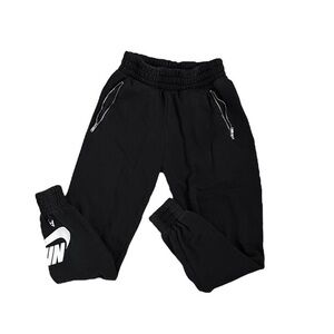 Nike Air Black Cuffed Ankle Joggers Size XS